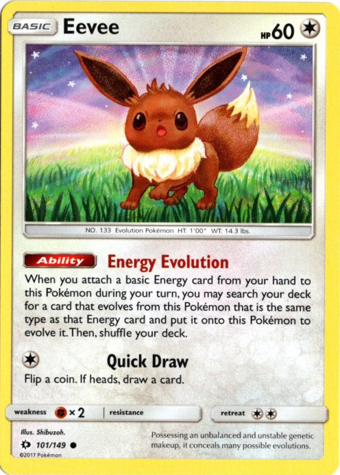 イーブイ 海外版 英語版 Eevee - 101/149 -【Card Chicken】