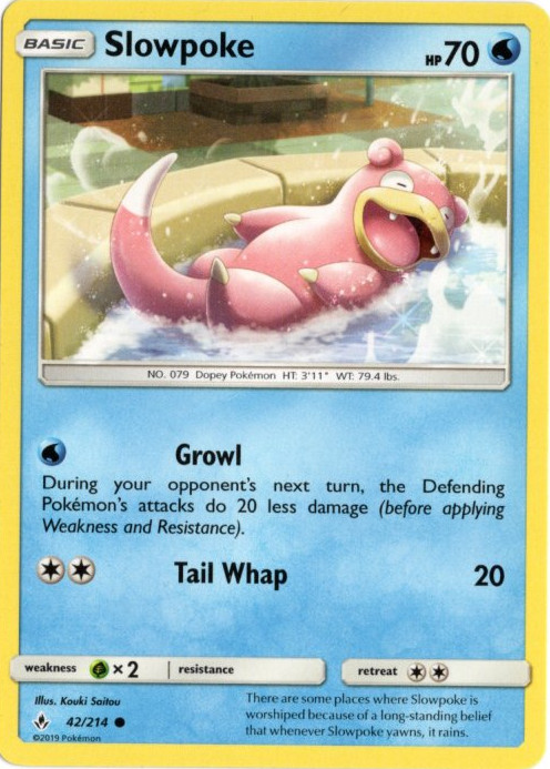ヤドン 海外版 英語版 Slowpoke - 42/214 -【Card Chicken】