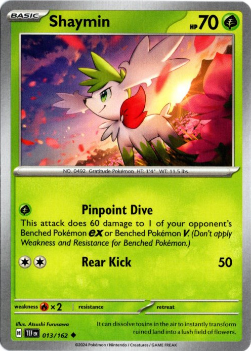 シェイミ 海外版 英語版 Shaymin - 013/162 -【Card Chicken】