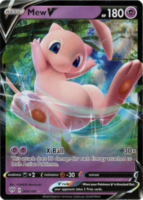 ミュウV 海外版 英語版 Mew V - 069/189 -【Card Chicken】