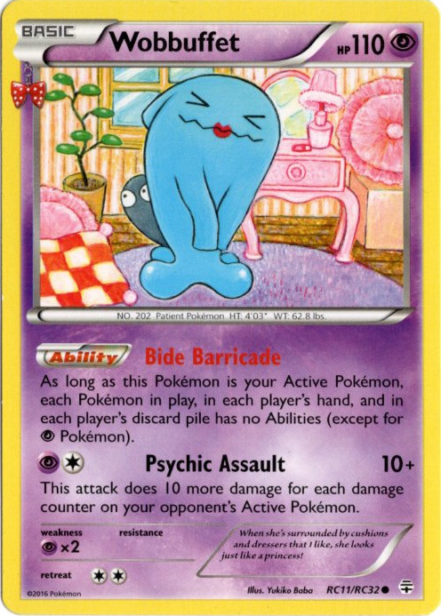 ソーナンス ポケキュン 海外版 英語版 Wobbuffet - RC11/RC32 -【Card