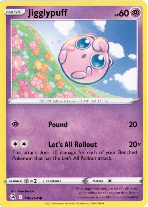 プリン 海外版 英語版 Jigglypuff - 110/264 -【Card Chicken】