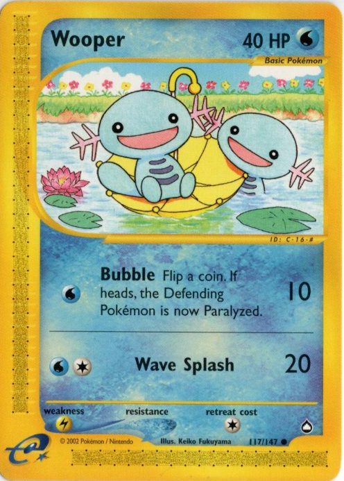 ウパー 海外版 英語版 カードe Wooper - 117/147 -【Card Chicken】