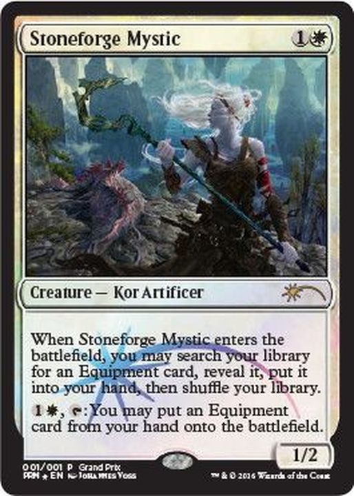 石鍛冶の神秘家 Stoneforge Mystic 4枚 プロモ 英語 - MTG 石鍛冶の