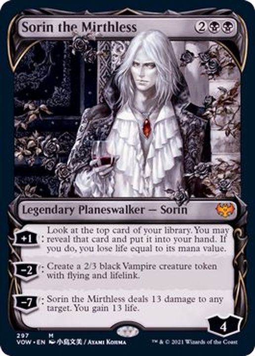 EX+](FOIL)(ショーケース枠)不笑のソリン/Sorin the Mirthless