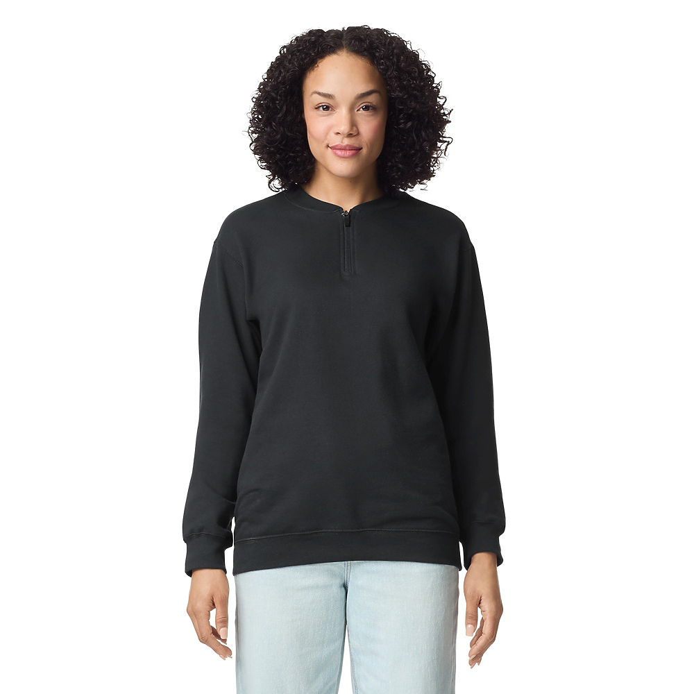 Gildan Softstyle Midweight Fleece 1/4 Zip Sweatshirt | Carolina-Made