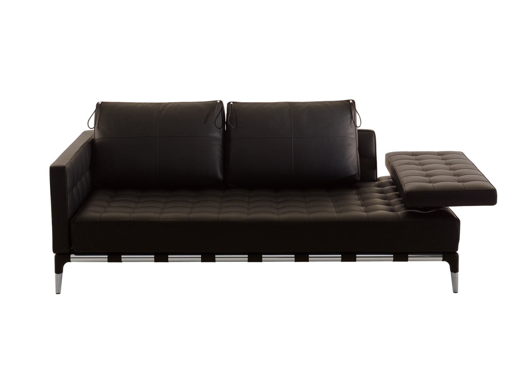 Cassina（カッシーナ）241-32 PRIVE 2人掛ワイド 黒革（13X606