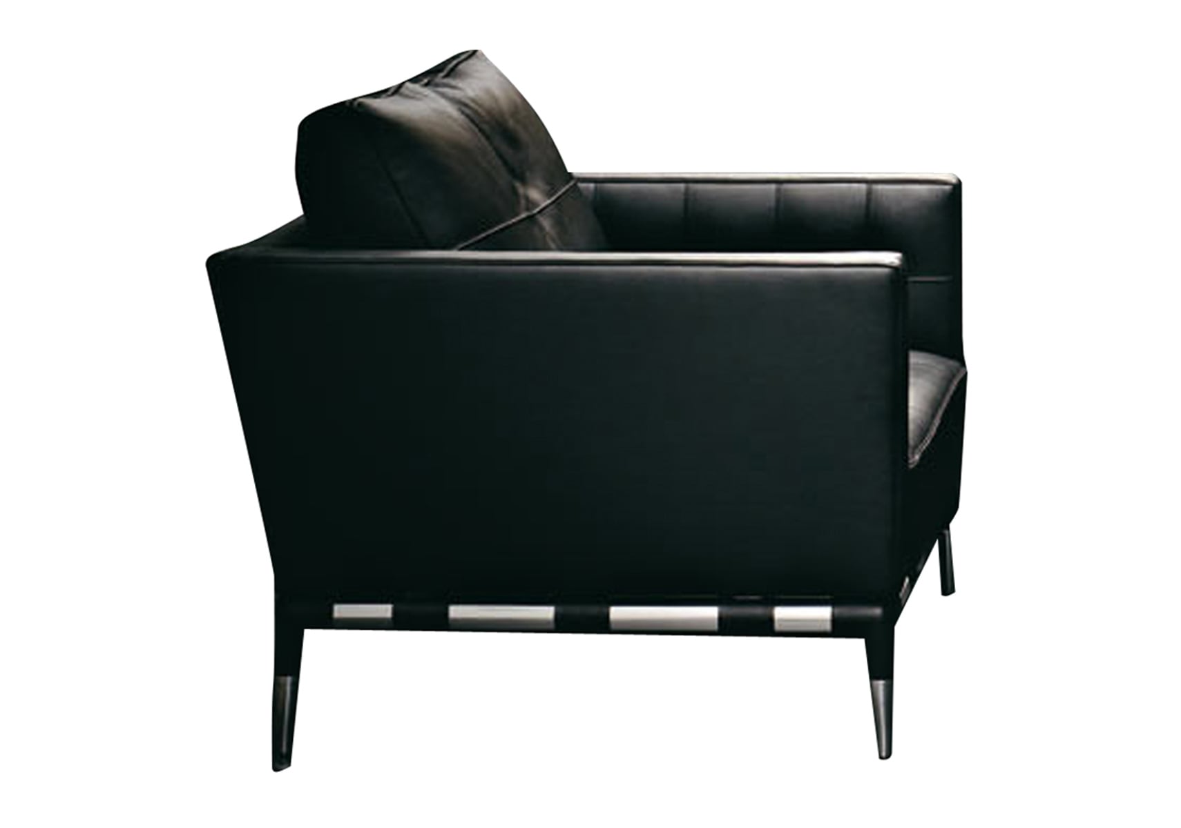 Cassina（カッシーナ）241-21 PRIVE 1人掛ロングシート 黒革（13X606