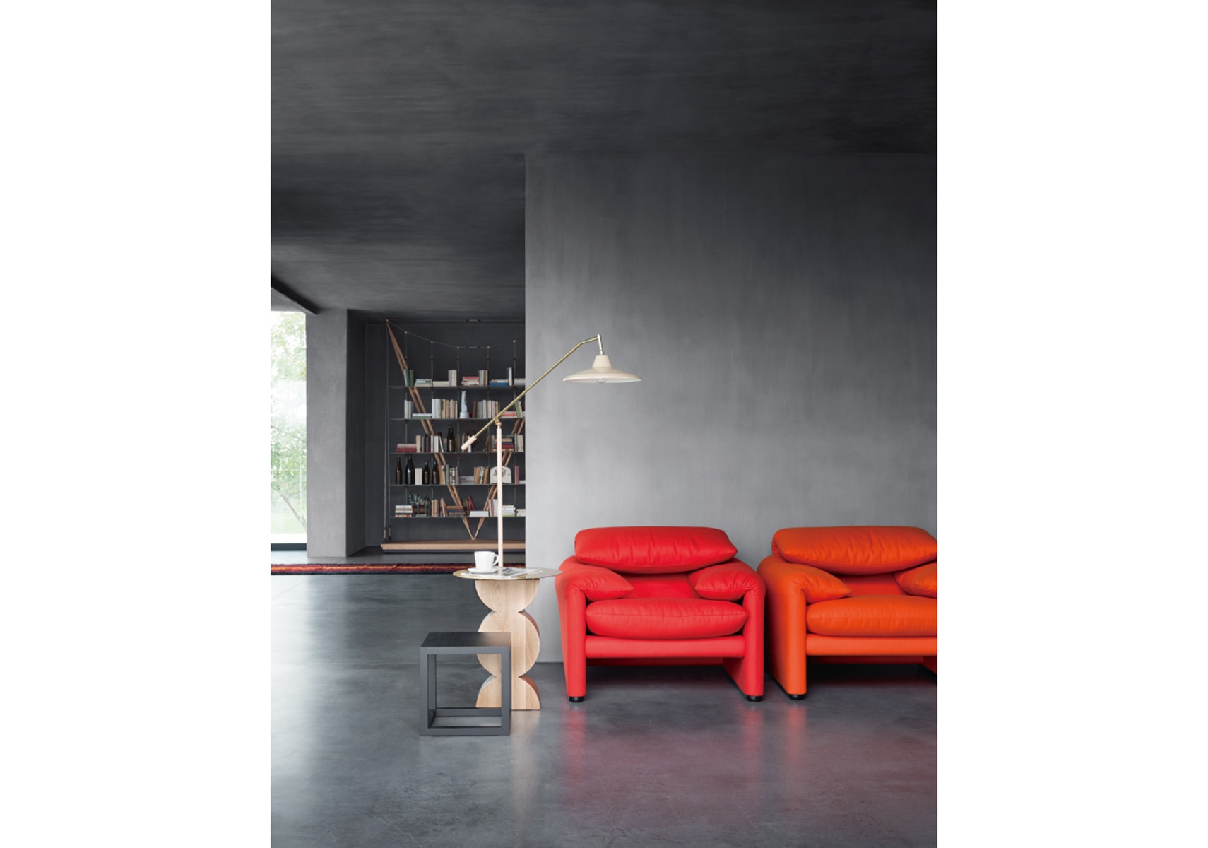 Cassina（カッシーナ）675-1P MARALUNGAマラルンガソファ 1人掛