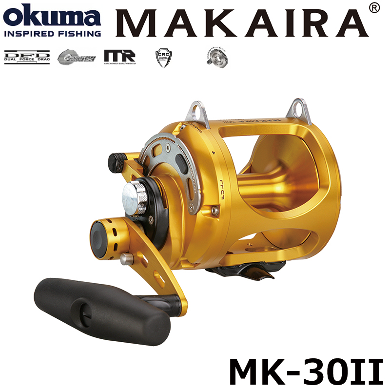 オクマ(OKUMA) マカイラ(MAKAIRA) MK-50II/GOLD ☆特別割引品 オクマ