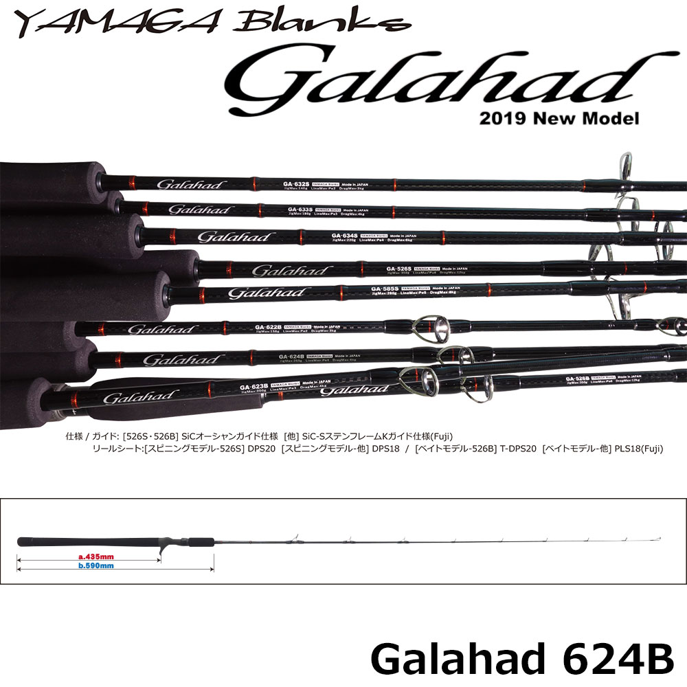 ヤマガブランクス New Galahad(ギャラハド) 604B ギャラハド(Galahad