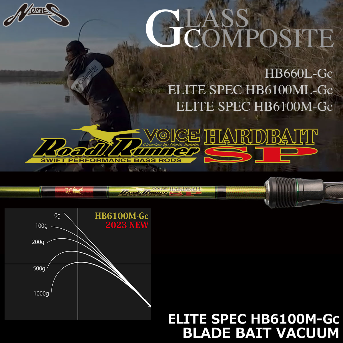 ノリーズ ロードランナー・ ストラクチャーNXS STN6100MH ロング