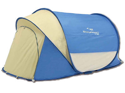 テント・シュラフ（寝袋）・ランタンの一人用テントセット