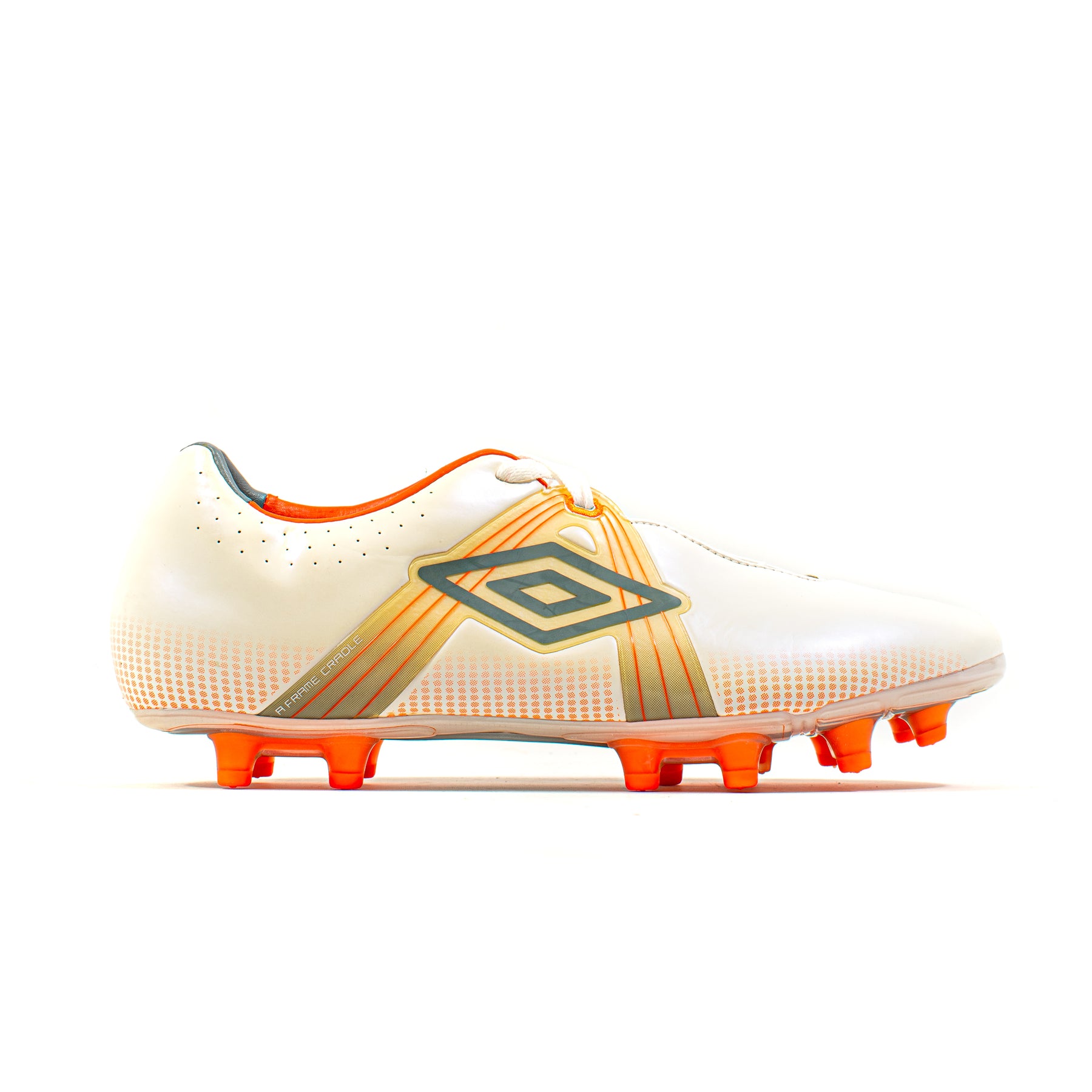 Umbro GT Pro-A White Orange HG – Classic Soccer Cleats
