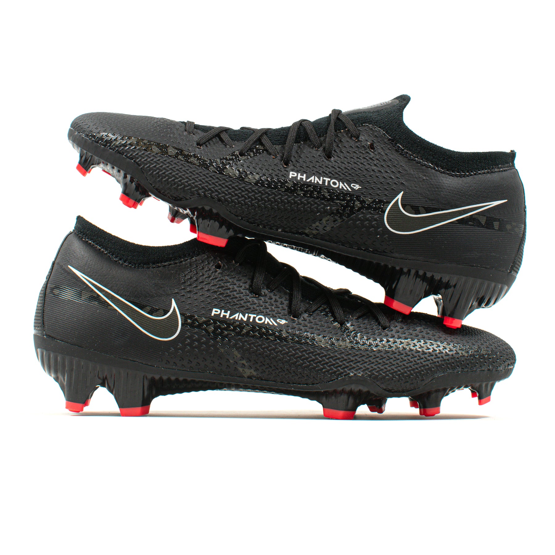 Nike Phantom GT2 Pro Black Red FG – Classic Soccer Cleats