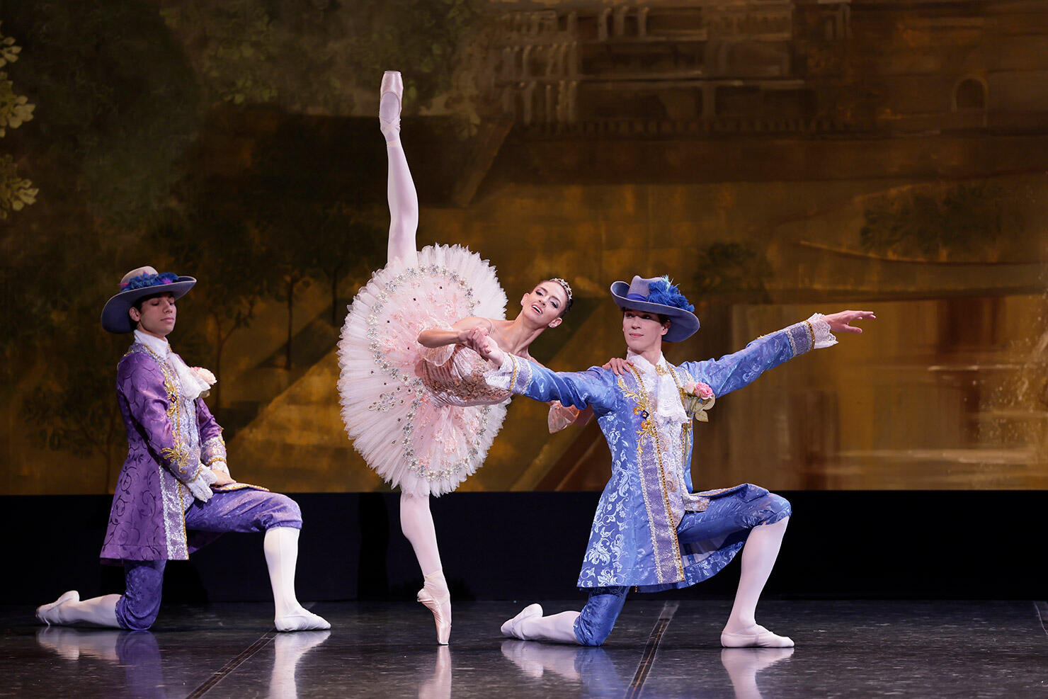 溌剌とした若手ダンサーたちが名作バレエの名場面を踊った「親子で