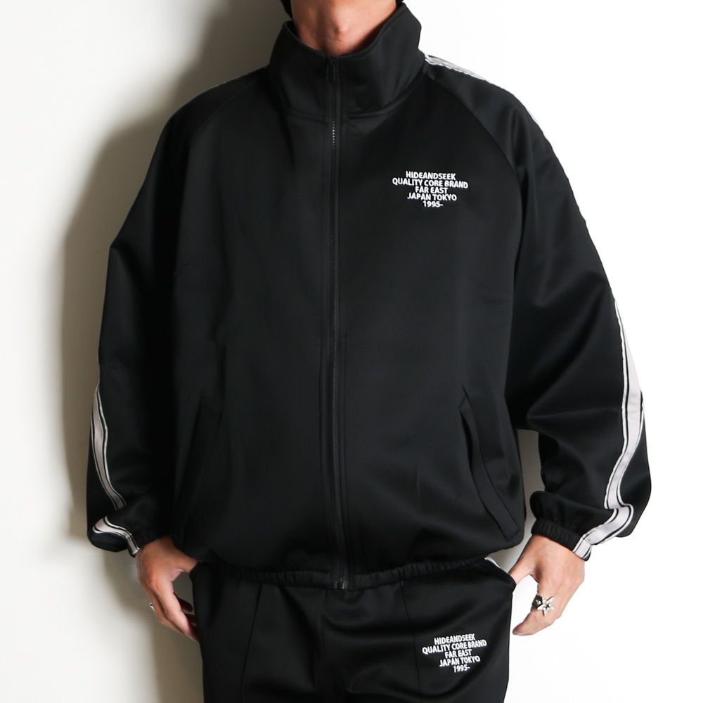HideandSeek - 【ラスト1点-サイズL】 Jersey Track Jacket - BLK