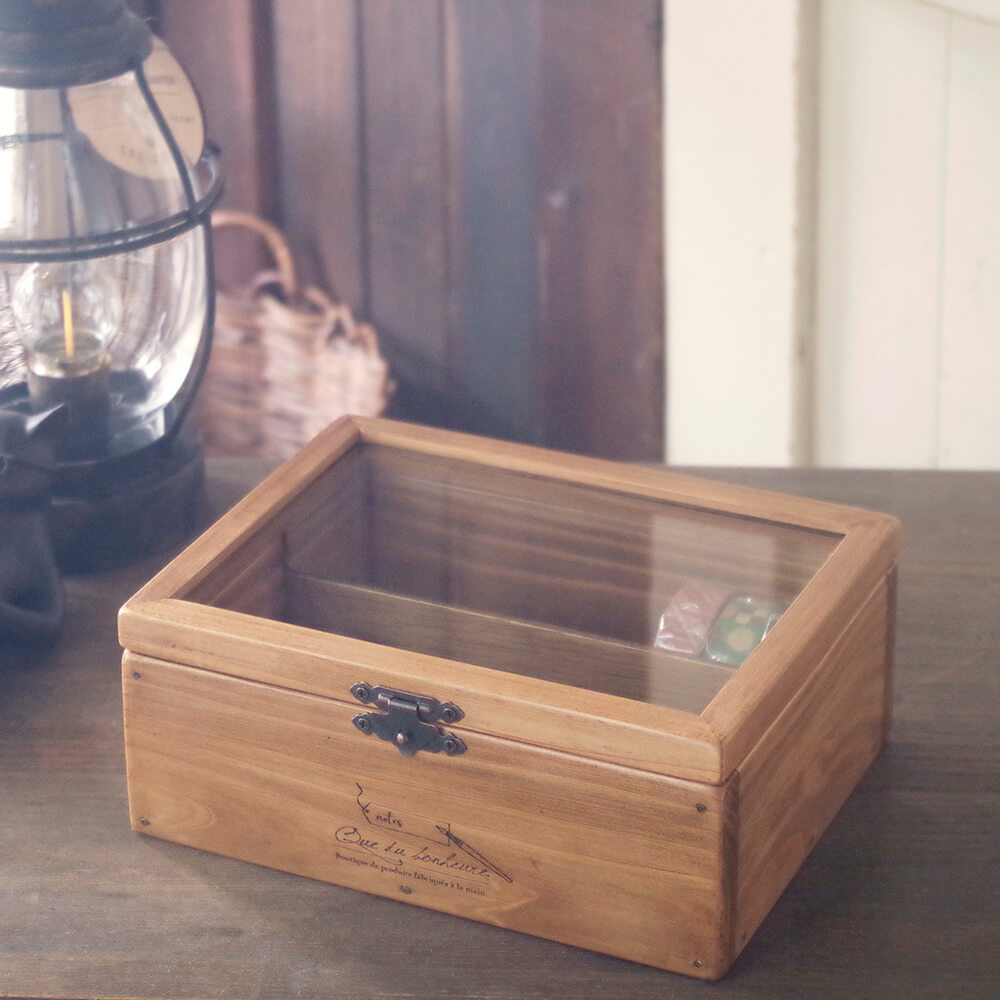 ストレージボックス】アンティーク風収納木箱の通販｜ハンドメイドの