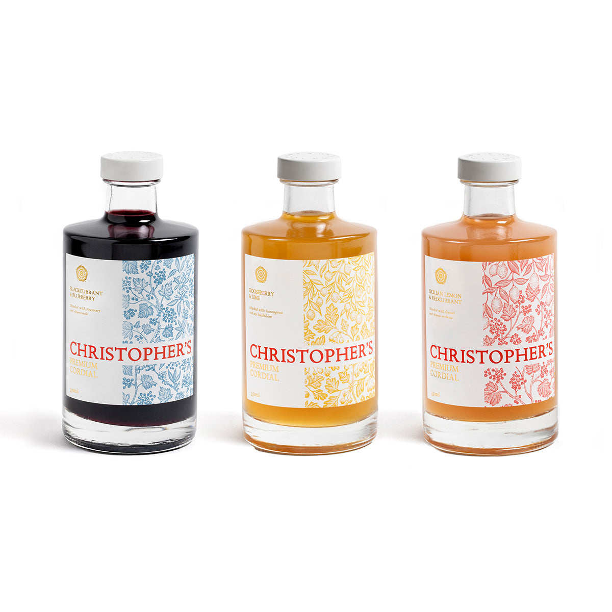 Christopher's Cordials Gift Set | Mixed Trio Box