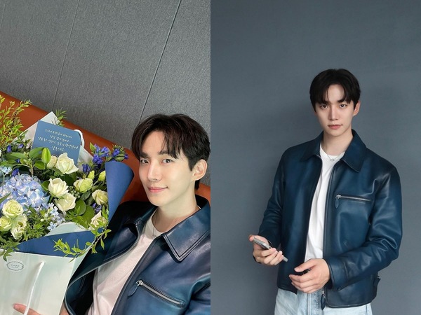 2PMジュノ、花束持って満面の笑み…女性陣のハートを鷲掴みにする