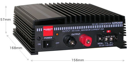 DC-DCコンバータ ＞ DC-DCコンバータGZR-2000