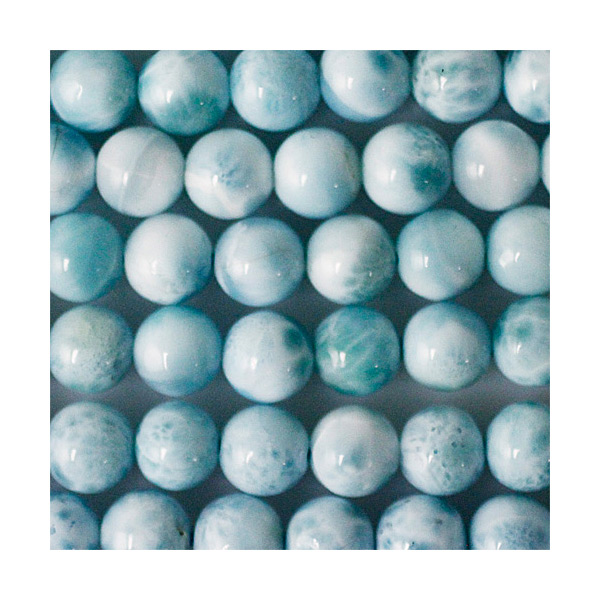 人間関係][癒やし]ラリマー(ブルーペクトライト) ビーズ2A 8mm