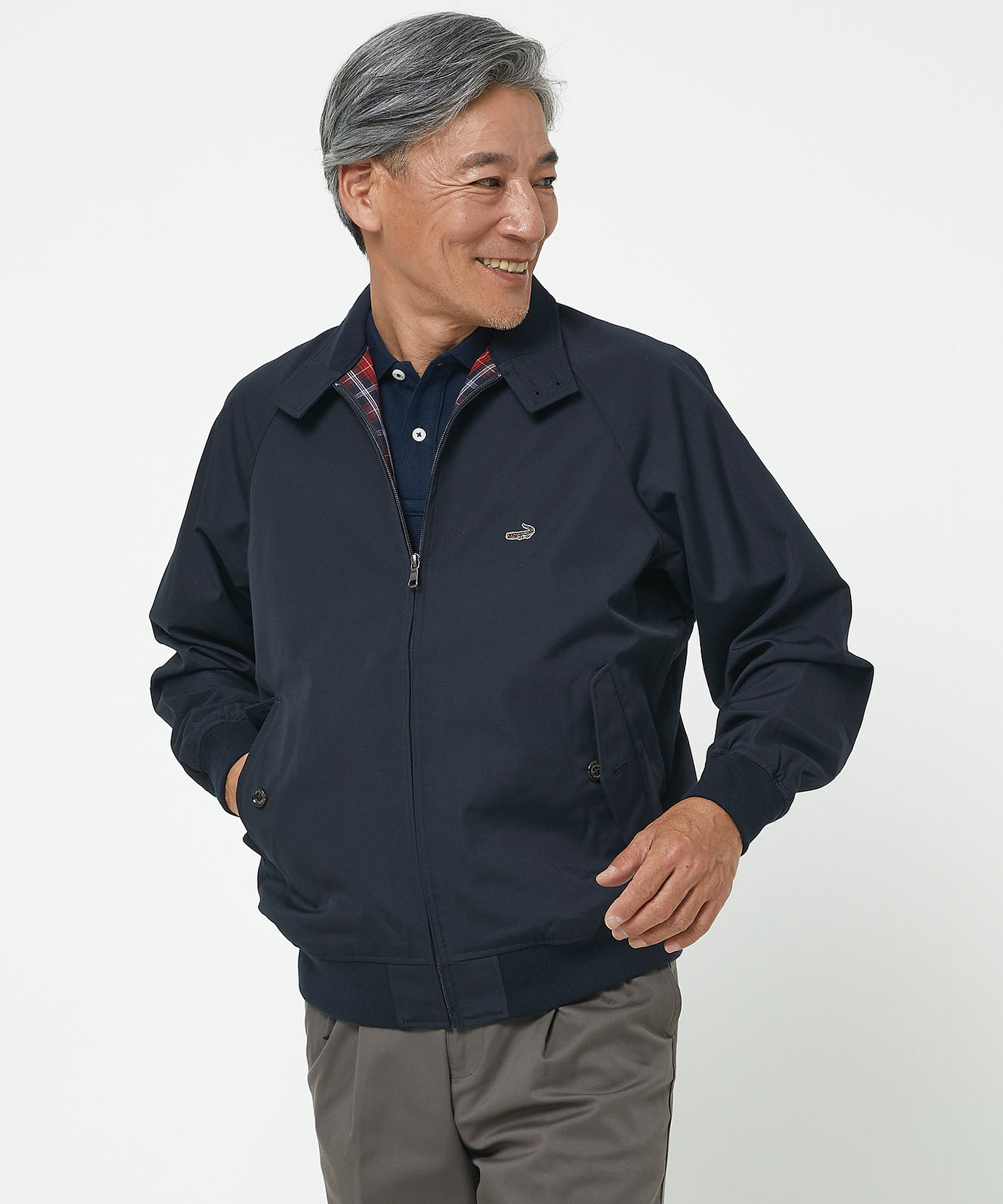 メンズ ハウンドブルゾン【日本製生地】通販 [1604-06400