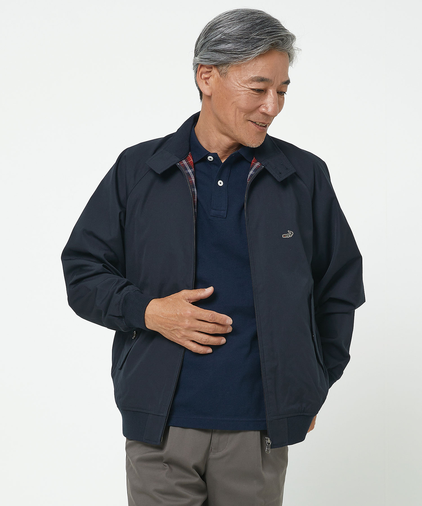 メンズ ハウンドブルゾン【日本製生地】通販 [1604-06400