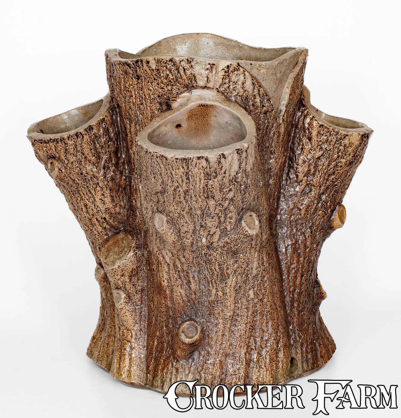 Attrib. F. B. Norton & Co., Worcester, Mass. Stoneware Stump-Form