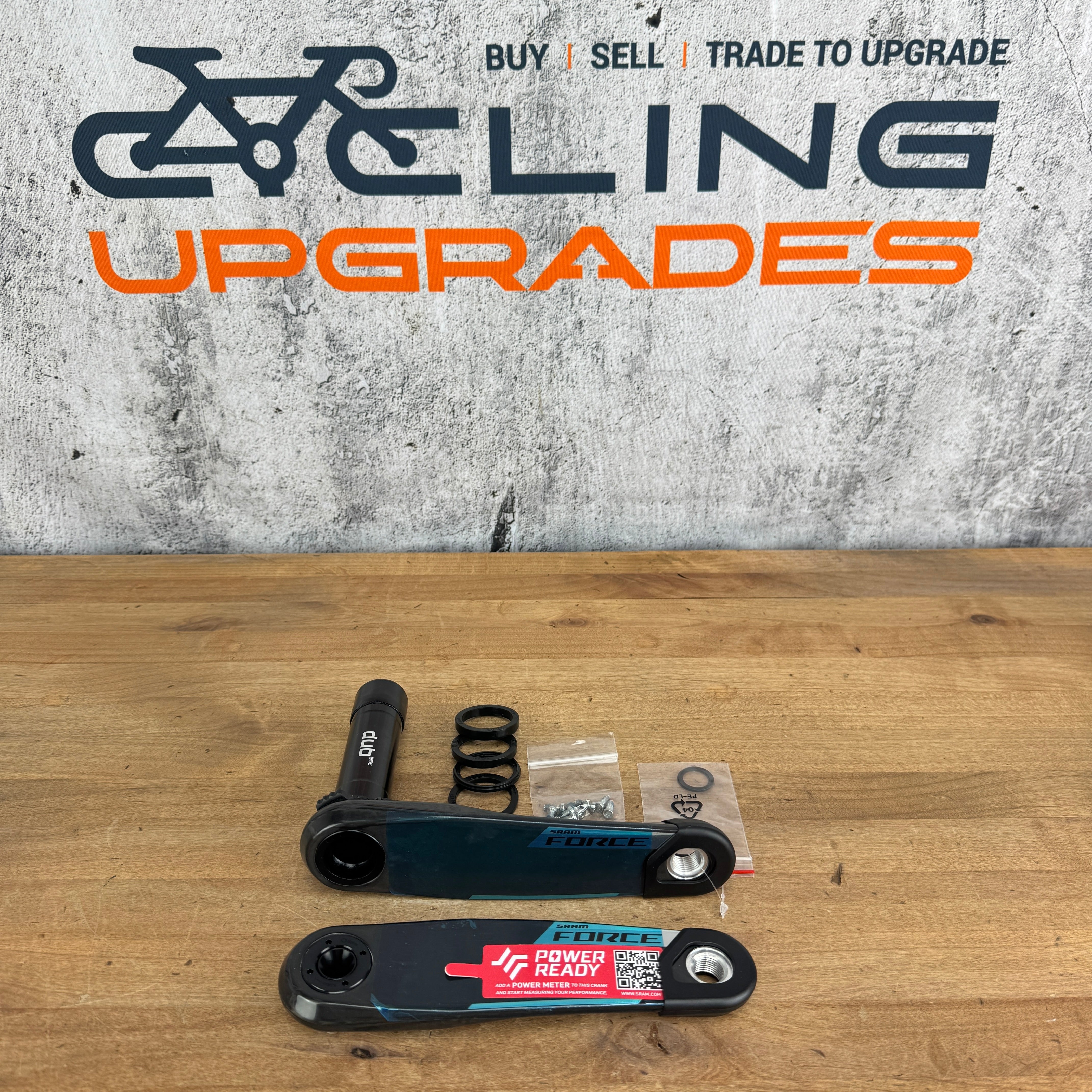 New! SRAM Force AXS XPLR E1 170mm Carbon DUB Wide Crank Arms