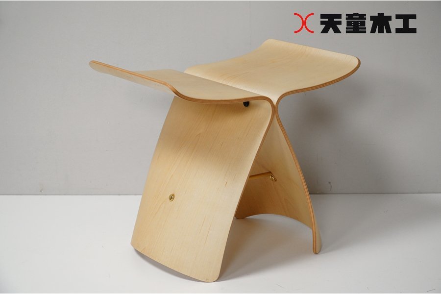 天童木工(Tendo) 柳 宗理 バタフライスツール高価買取-アドア東京-港区