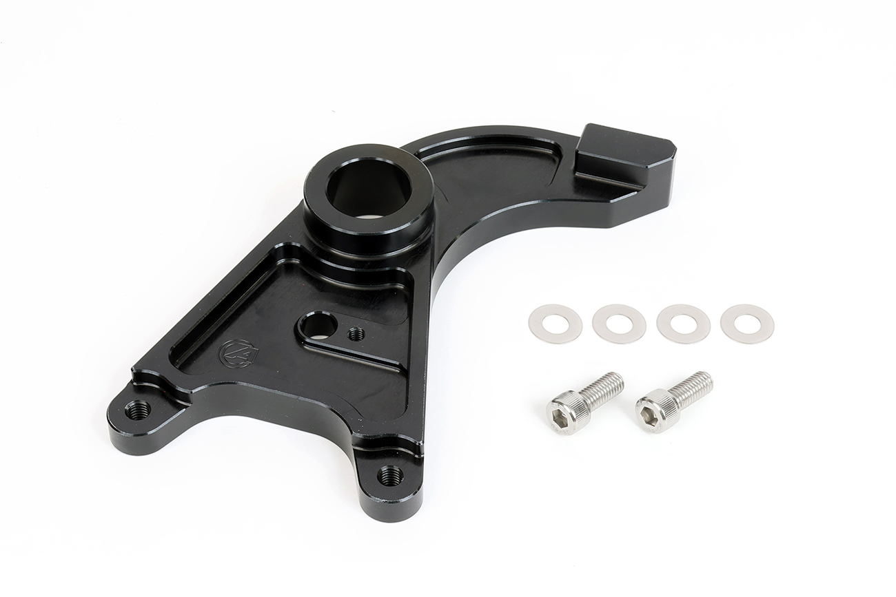 リアキャリパーサポート ブラック (2POT 84mmピッチ＆STD径) | ACTIVE