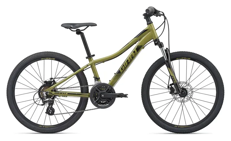 2020 Giant XtC Jr Disc 24 Childs Mountain Bike in Green