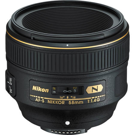 Nikon 58mm f/1.4G AF-S NIKKOR Lens 2210