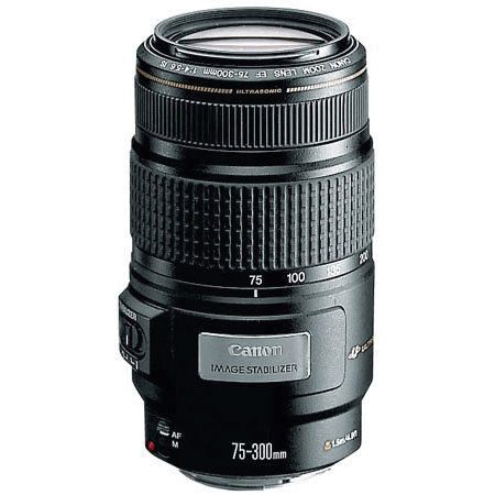 USED Canon EF 75-300mm f/4-5.6 IS USM Image Stabilized Autofocus