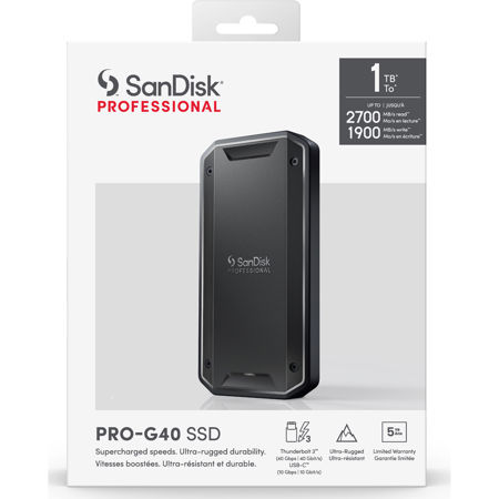 SanDisk Professional PRO-G40 1TB Thunderbolt 3 Portable External