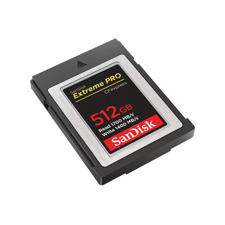 SanDisk Extreme PRO 512GB CFexpress Type-B Card, 1700MB/s Read
