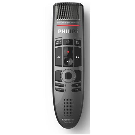 Philips SpeechMike Premium Touch Dictation USB Microphone, Push
