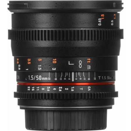 Rokinon 50mm T1.5 Cine DS Lens for Canon EF DS50M-C - Adorama