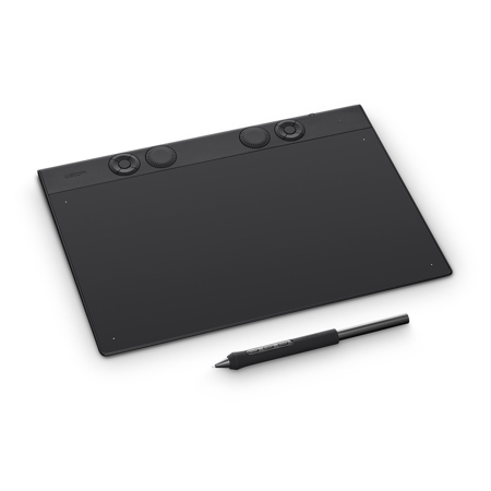 Wacom Intuos Pro Bluetooth Creative Pen Tablet, Medium, Black