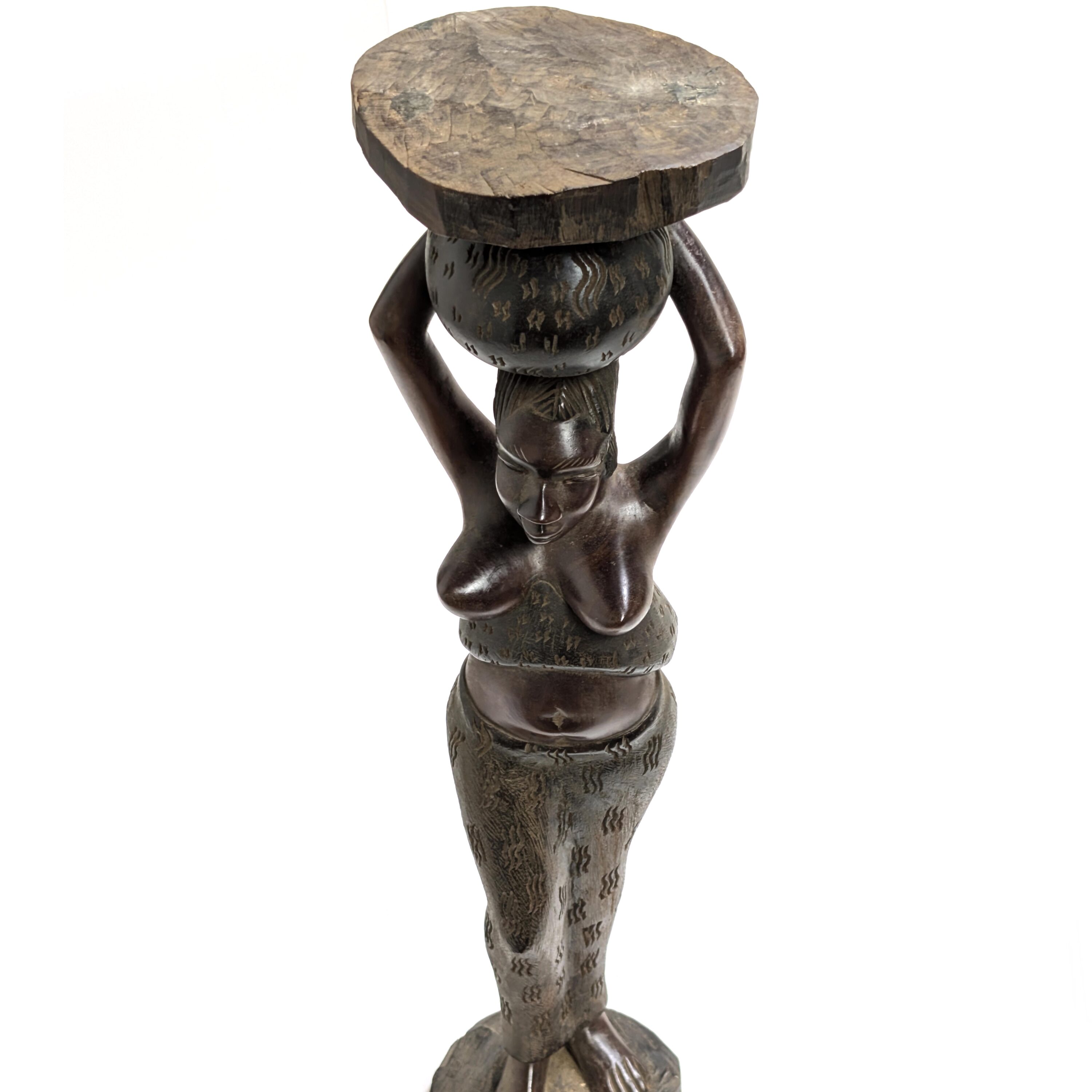 バガ族美人女性像 72cm アフリカン プリミティブアート （r411-15