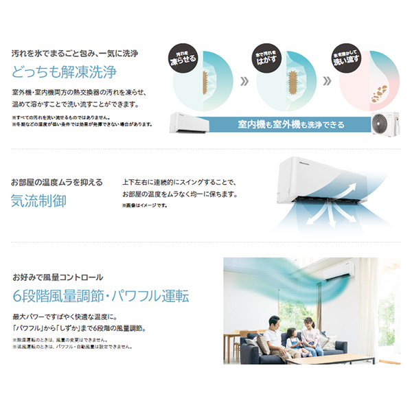 HA-S22F-W ハイセンス ルームエアコン Sシリーズ スタンダード 主に6畳