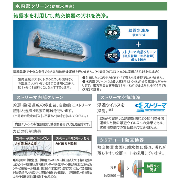 S364ATES-W ダイキン ルームエアコン Eシリーズ 主に12畳用 ホワイト