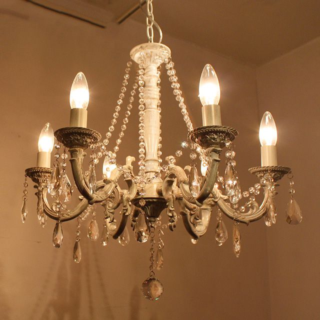 ガラスシャンデリア6灯「CYGNE（シーニュ）」｜照明・インテリアの