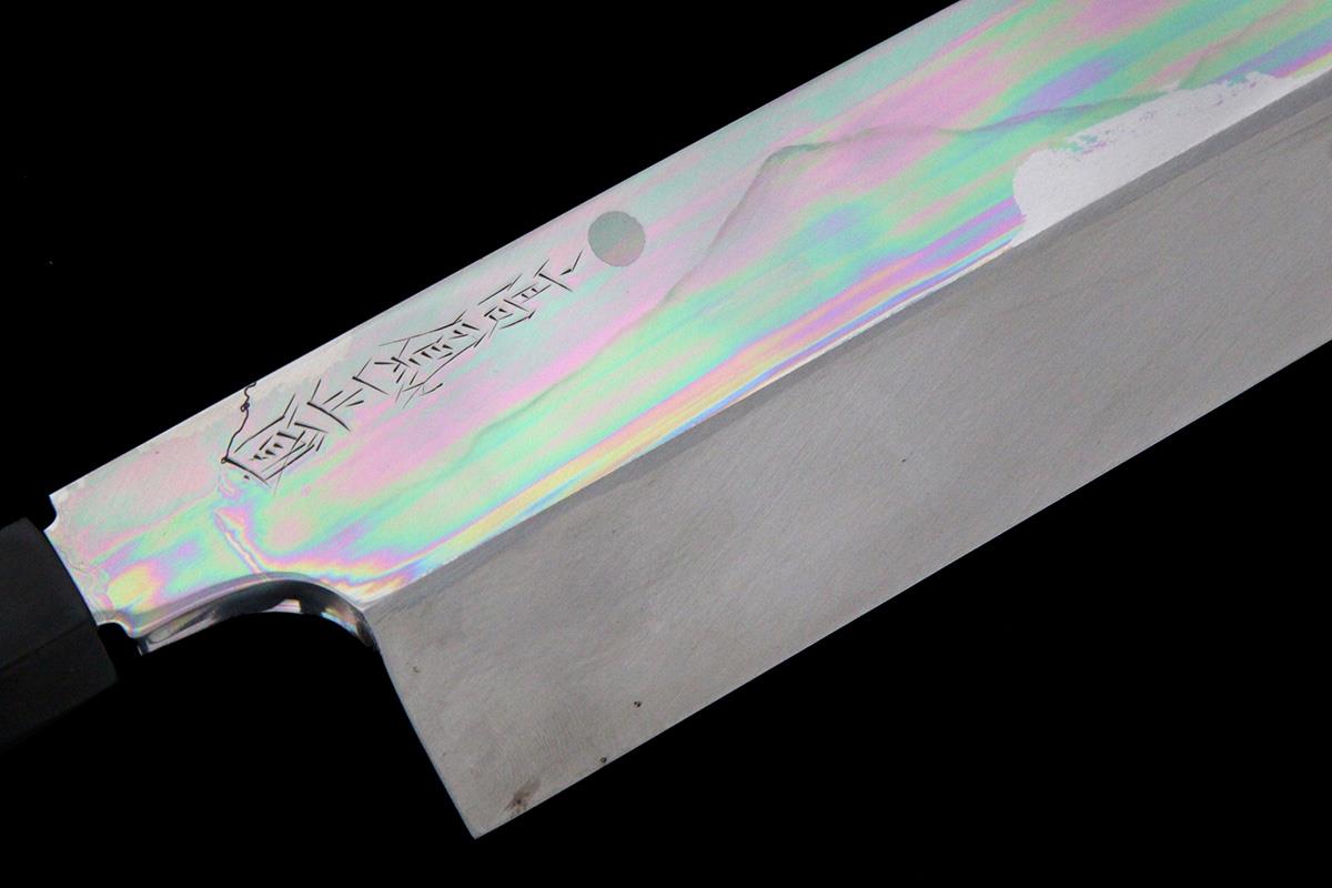 厚口薄刃、8寸鏡面、青鋼 【公式通販】