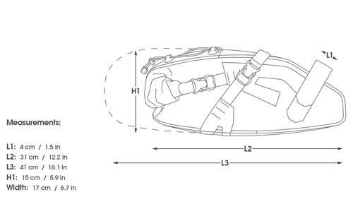 エクスペディション・サドルパック（9L）｜APIDURA｜Alternative Bicycles