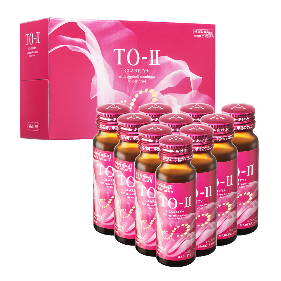 TO-Ⅱ ビューティードリンク CLARITY＋ 10本セット｜卵殻膜の