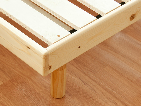 シングル] 天然木無垢材すのこベッド フレーム単体 | 家具・インテリア