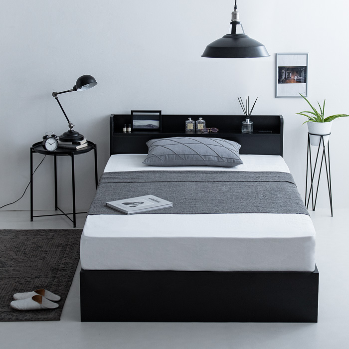 ベッドフレーム RUES(ルース) 引き出しタイプ フレーム単体販売 ダブル