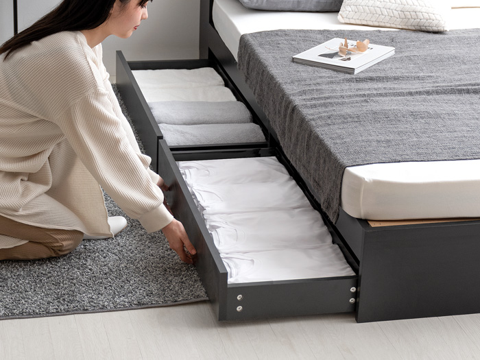 ベッドフレーム FLAP(フラップ) フレーム単体販売 ダブルサイズ | 家具